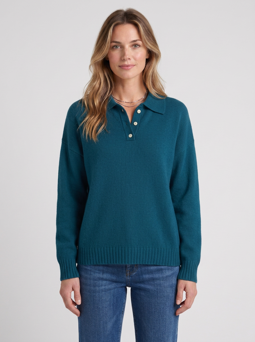 Soft Collared Jumper For Women