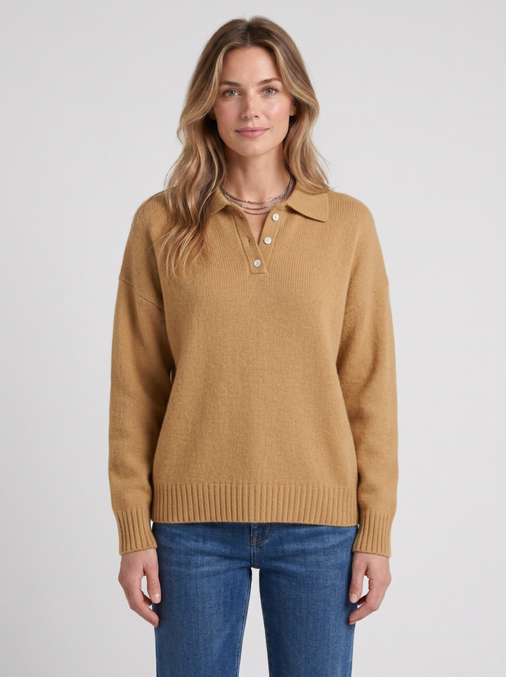 Soft Collared Jumper For Women