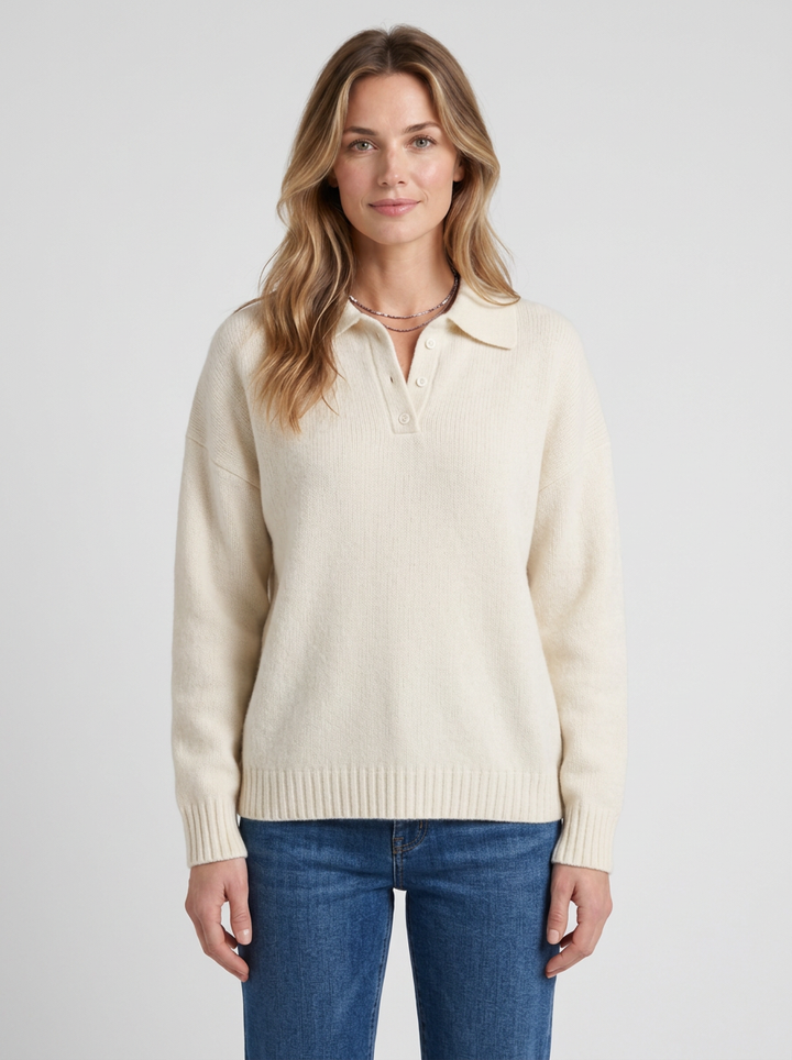 Soft Collared Jumper For Women