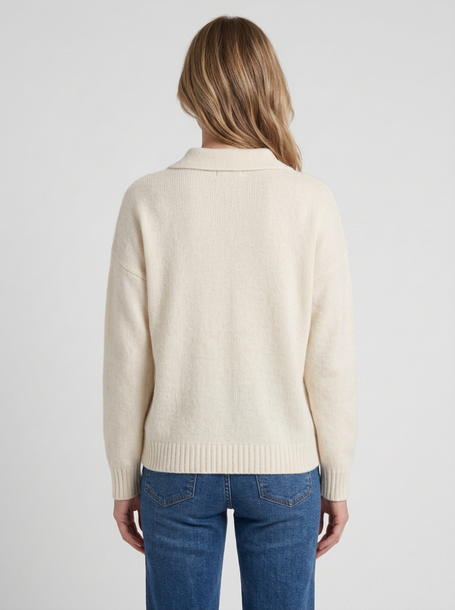 Soft Collared Jumper For Women
