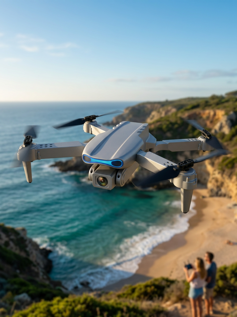 Foldable 4K Drone With Gimbal And Obstacle Avoidance For Men