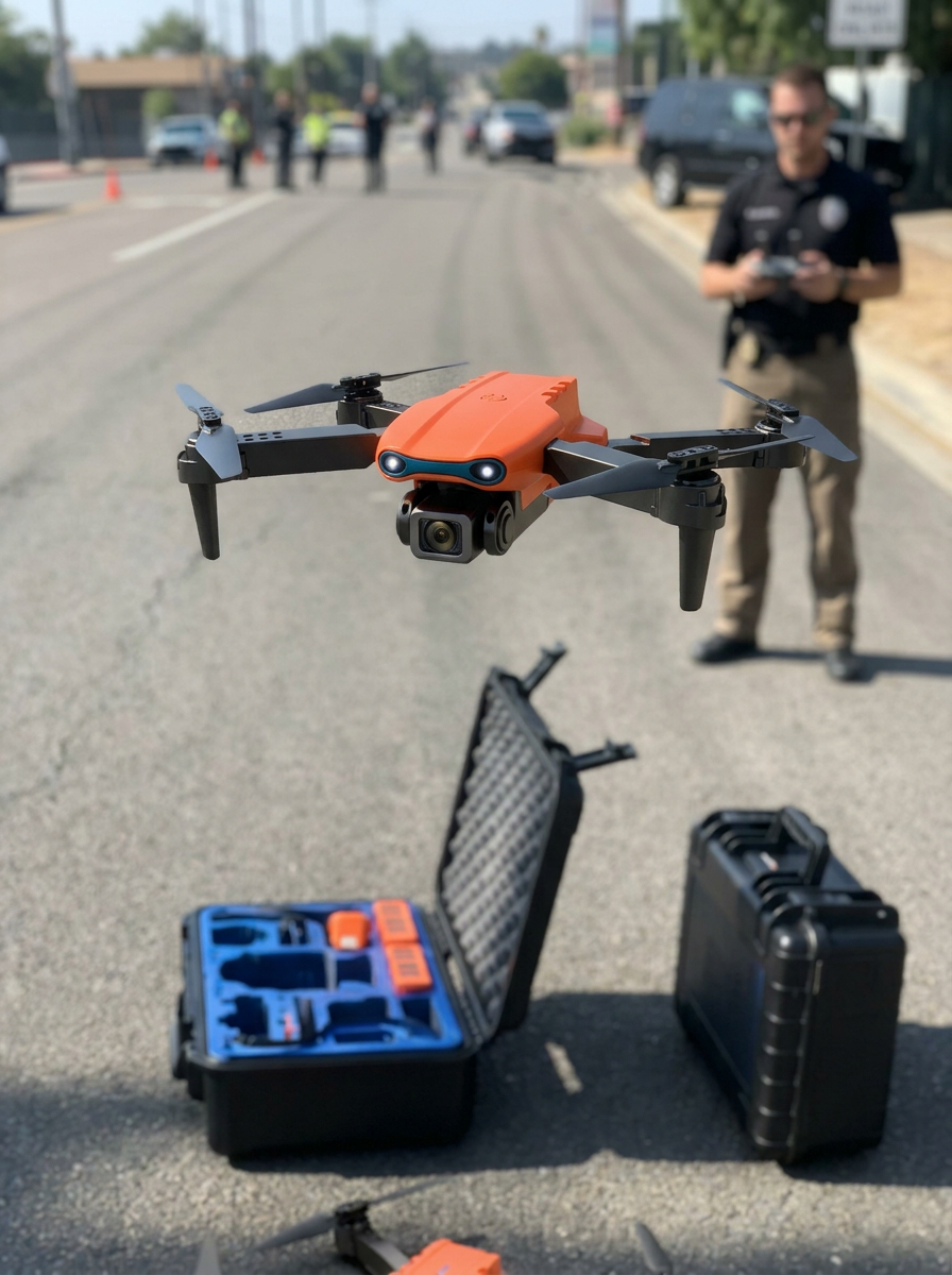 Foldable 4K Drone With Gimbal And Obstacle Avoidance For Men