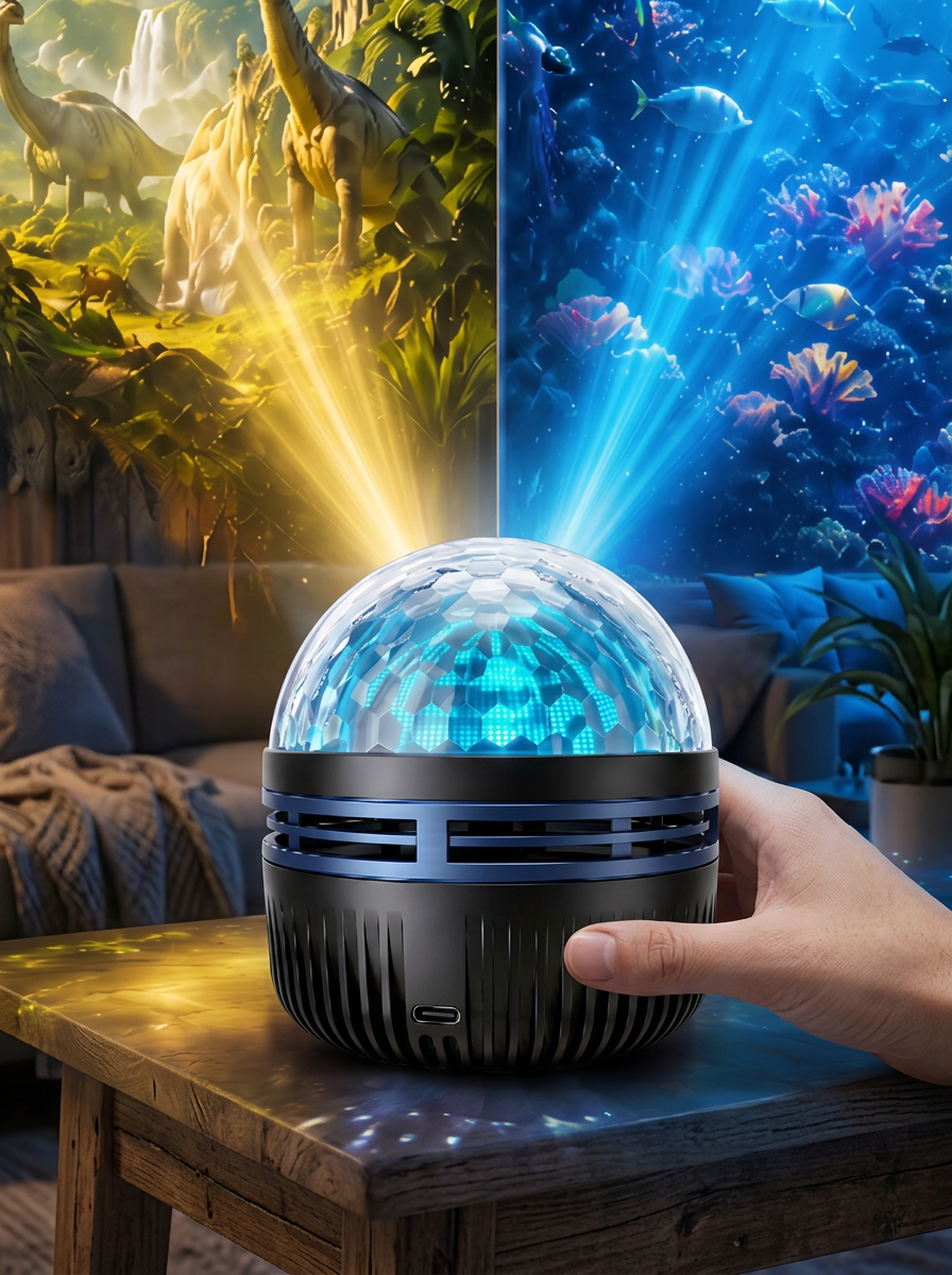 Smart 360° Galaxy Projector With Dynamic 5D Effects