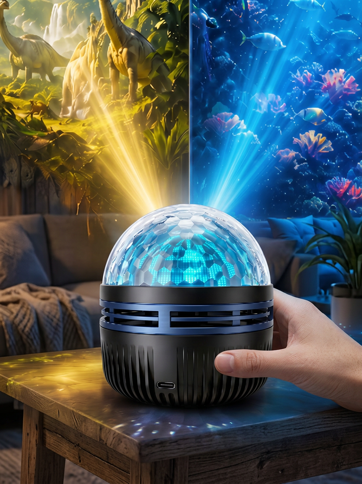 Smart 360° Galaxy Projector With Dynamic 5D Effects