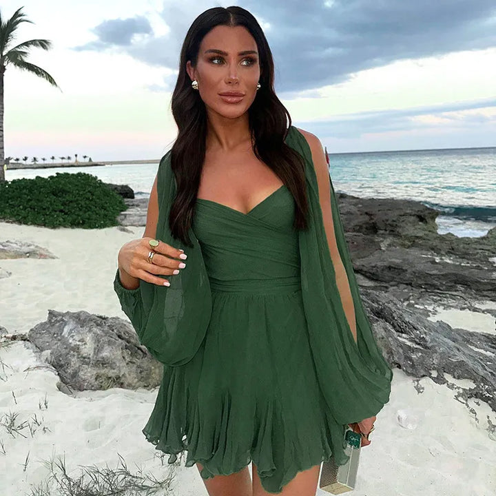 Flowy Mini Summer Dress for Women - Abby