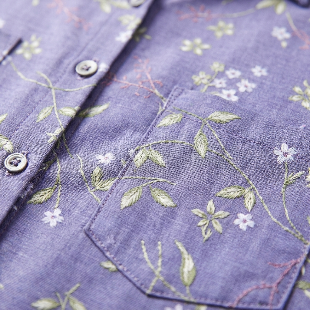 Flora | Short Sleeve Printed Casual Shirt for Women