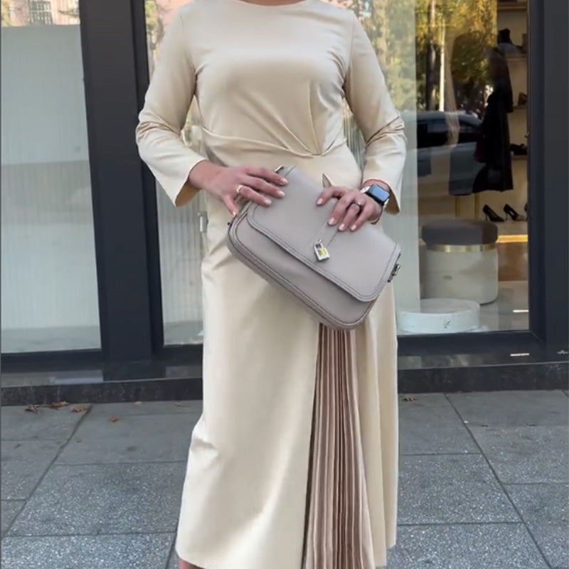 Formal Maxi Dress for Women with Long Sleeves - Irene