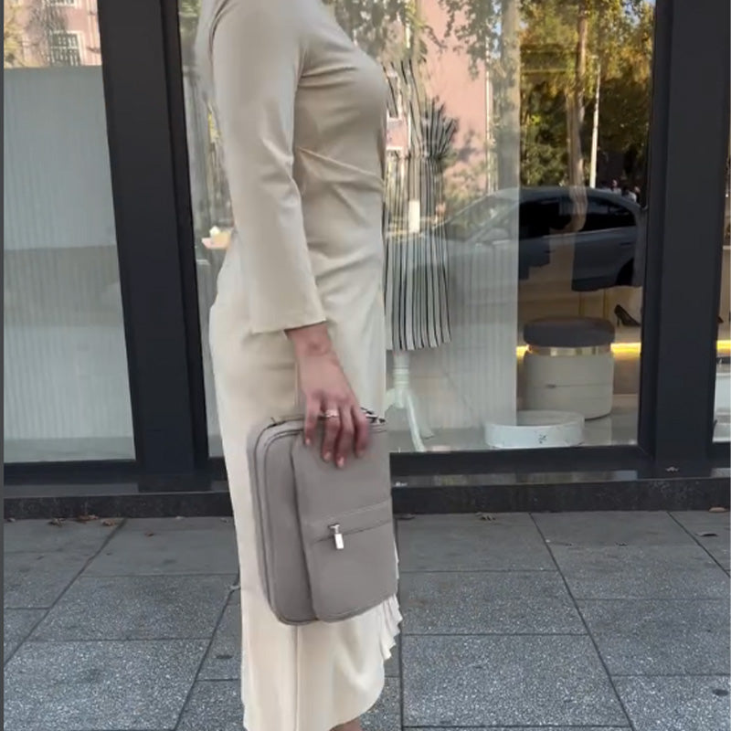 Formal Maxi Dress for Women with Long Sleeves - Irene