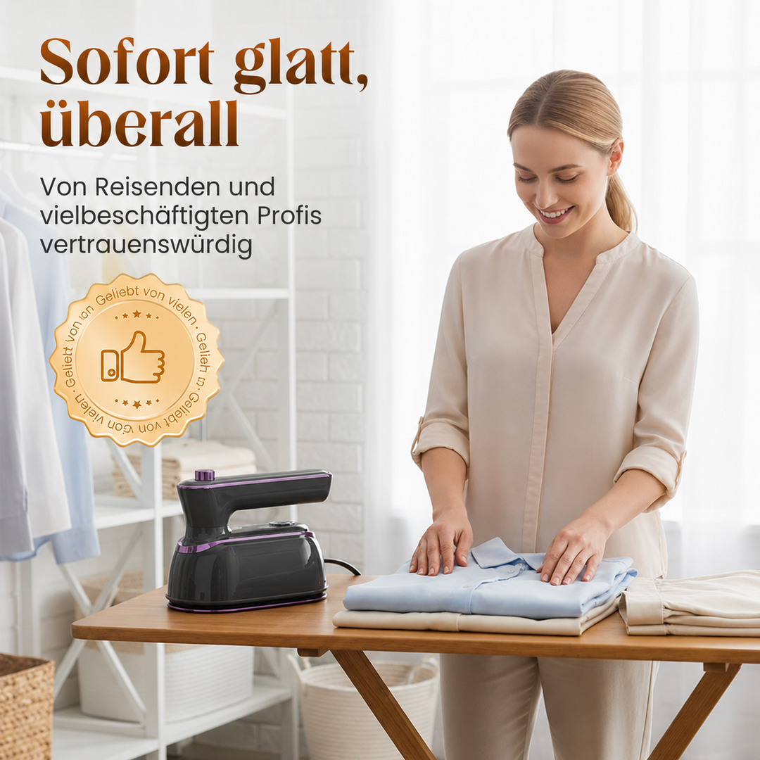 FaltenFix™ Compact Handheld Iron