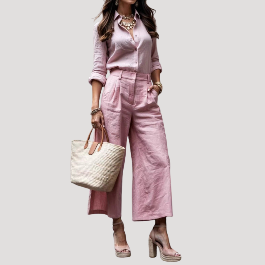 Summer Women's Chic Loose Fit Set