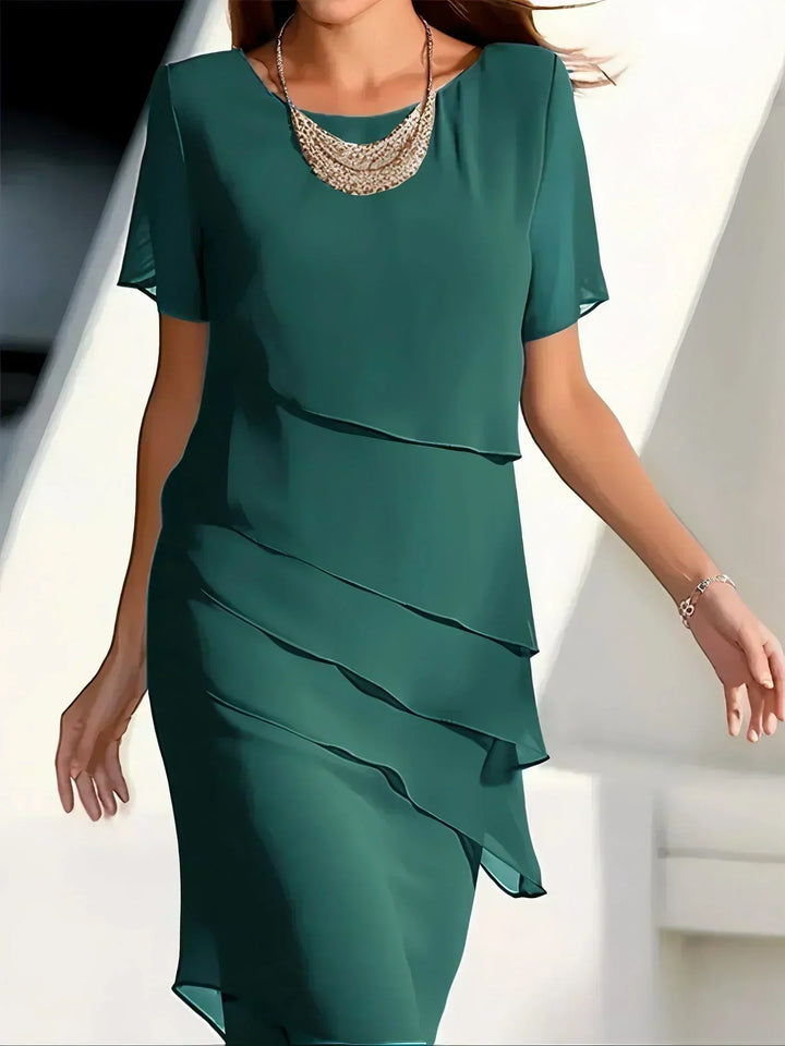 Sena™ | Elegant Midi Dress