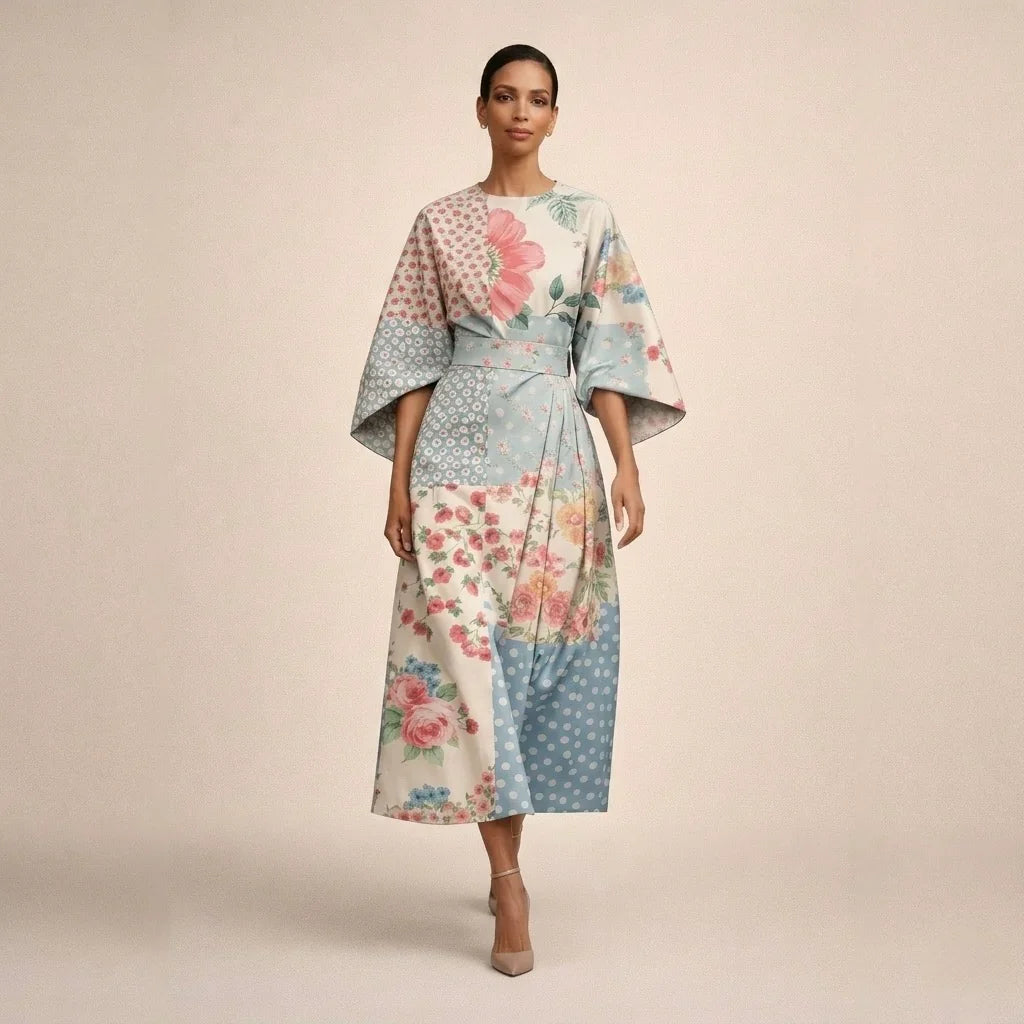 Alma™ | Elegant Midi Dress
