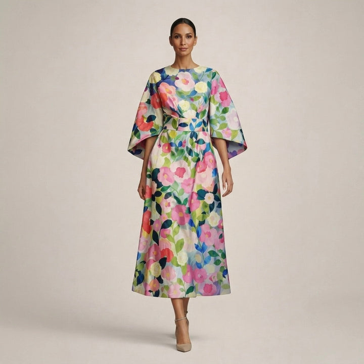 Sarah™  |  Floral Midi Dress
