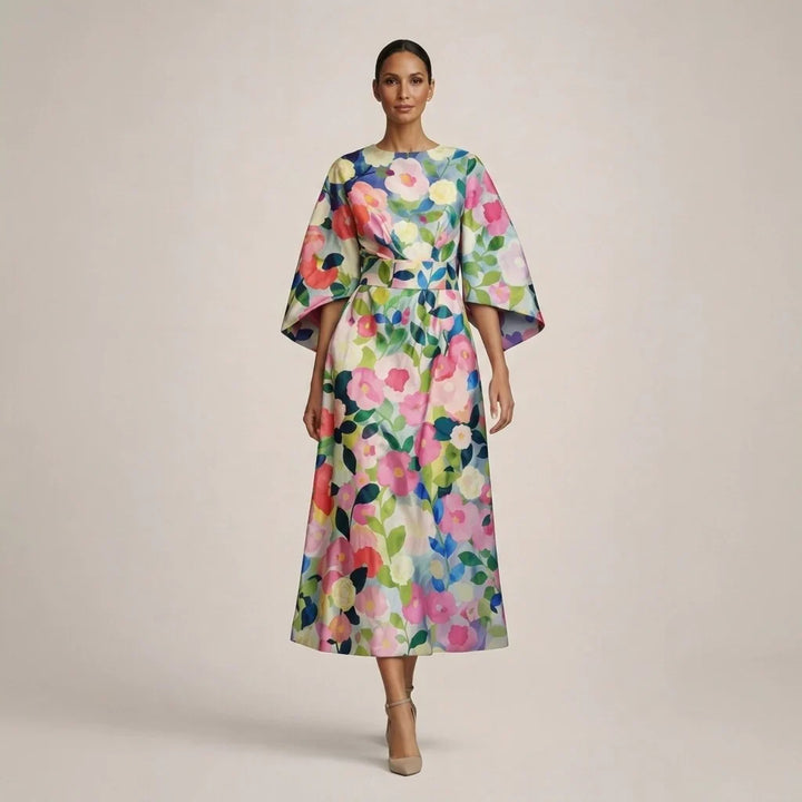 Alma™ | Elegant Midi Dress