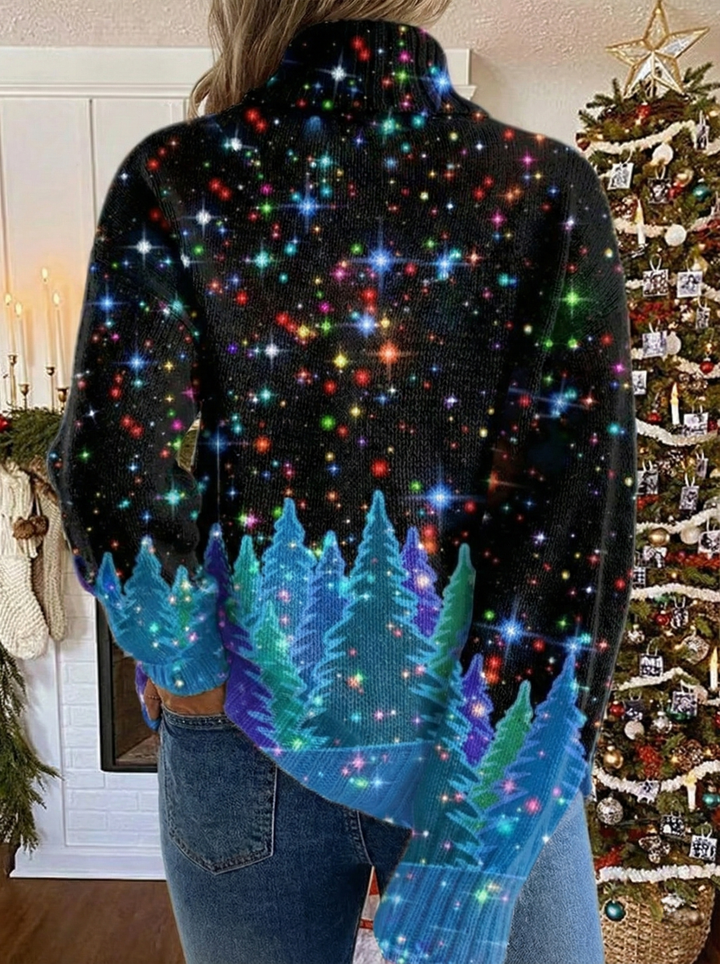 Leonetta Cozy Knit Sweater, view 4 - Elena Harper