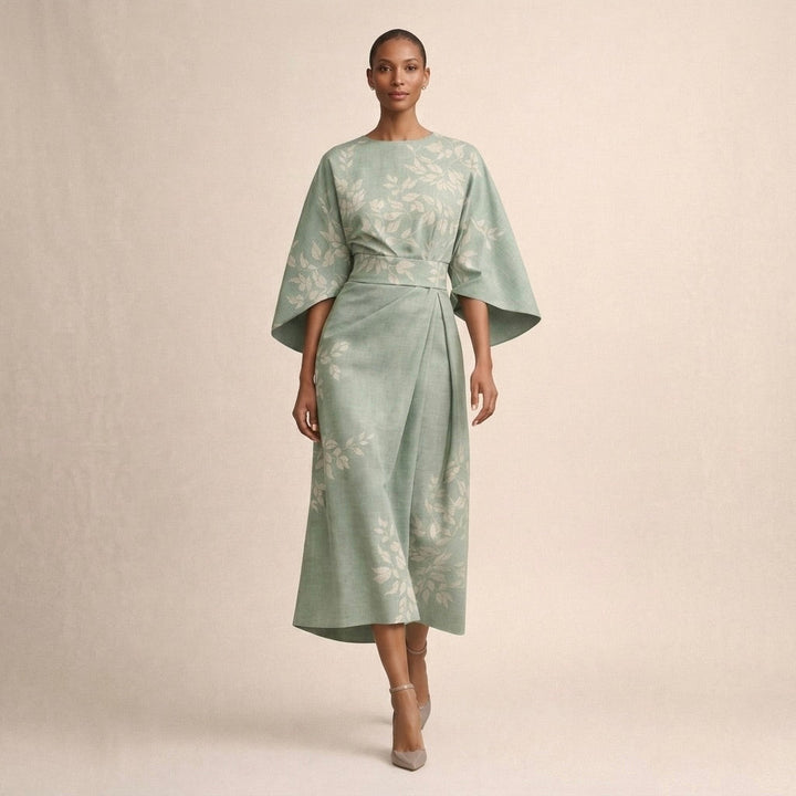 Sarah™  |  Floral Midi Dress