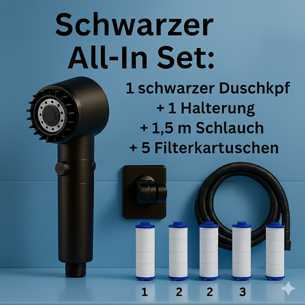DuschRein™ Filter Showerhead Complete Set