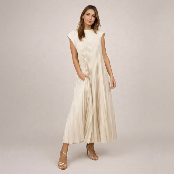 Marianne™  |  Pleated Midi Dress