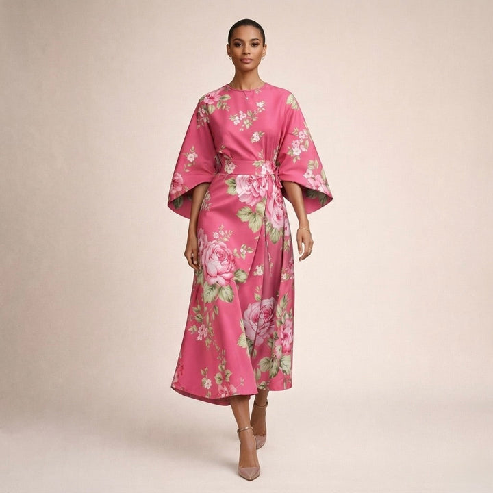 Sarah™  |  Floral Midi Dress