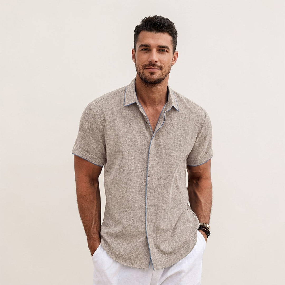 Lightweight Short-Sleeve Casual Summer Shirt for Men Montarello