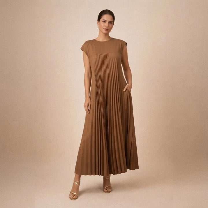 Marianne™  |  Pleated Midi Dress