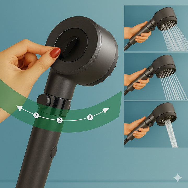DuschRein™ Filter Showerhead Complete Set