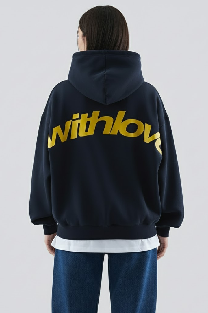 Women's Hoodie with Print and Pullover Design
