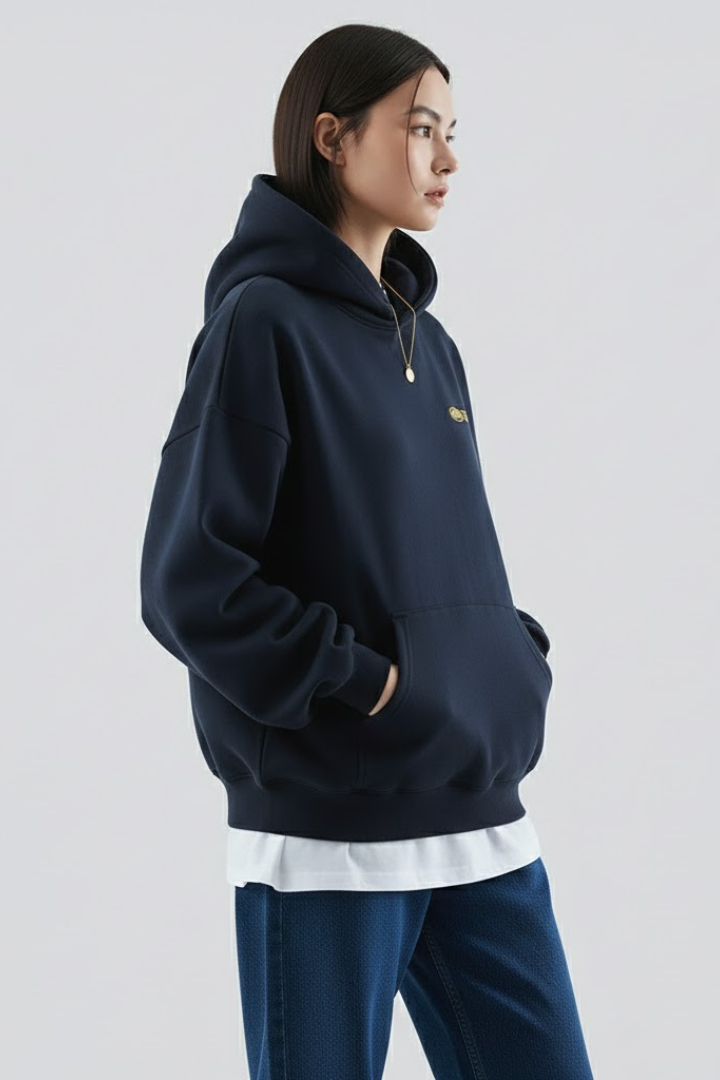 Women's Hoodie with Print and Pullover Design