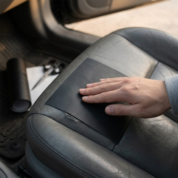 Self-Adhesive PU Leather Repair Patch for Scratches, Holes, and Tears