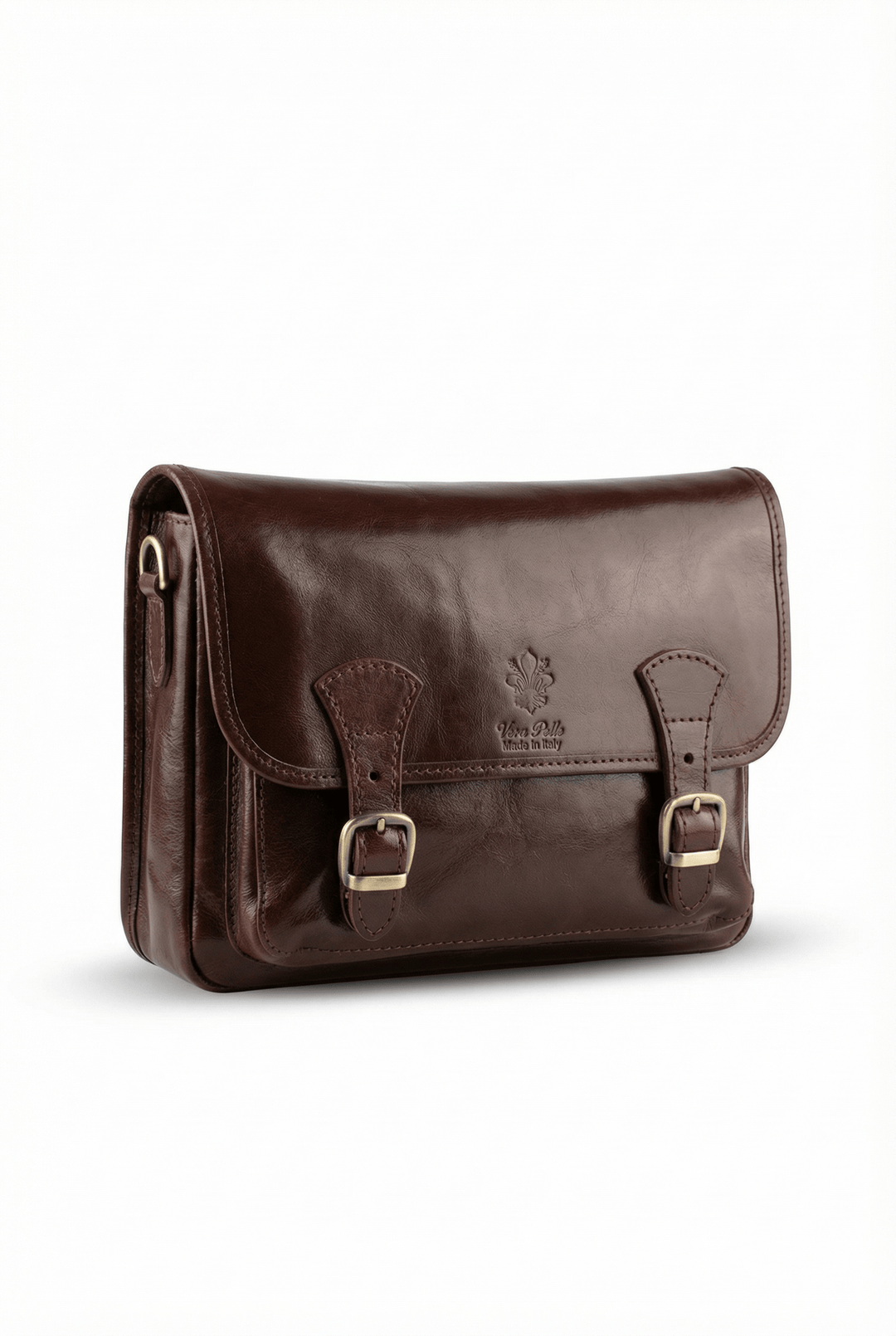 Noa™ Emma & Rose Cape Town classic genuine leather bag, structured and upright, on a white background.