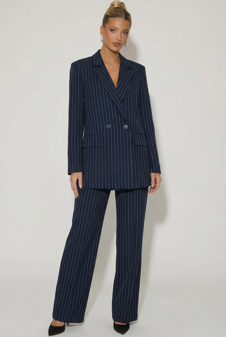 Women's™  |  Double-breasted Pinstripe Suit Trousers