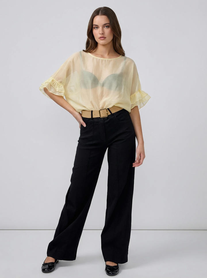 Olivia™  |  Wide-leg soft luxurious fabrics Trousers