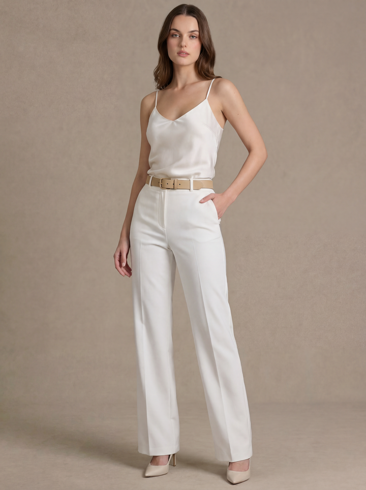 Olivia™  |  Wide-leg soft luxurious fabrics Trousers