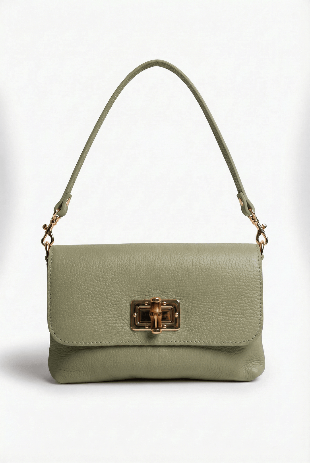 Emma & Rose Cape Town Rozanne™ genuine leather shoulder bag with closure, stylish and durable for everyday use.