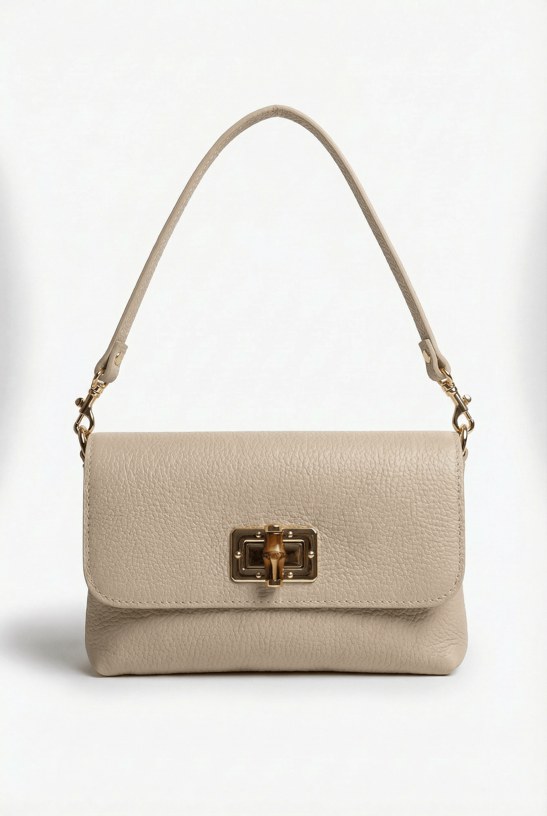 Genuine leather shoulder bag by Emma & Rose Cape Town featuring the Rozanne™ design with a stylish shoulder closure.