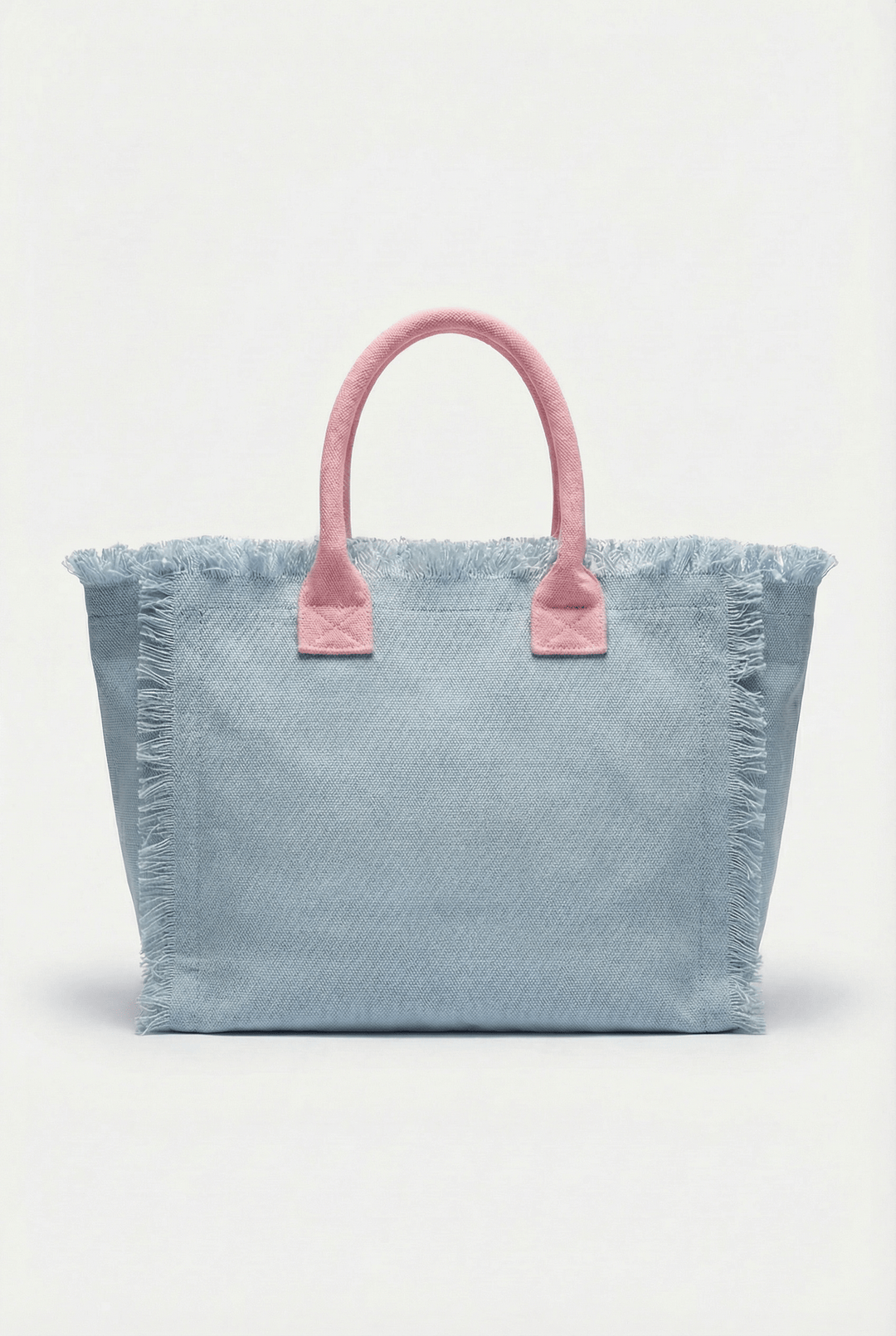 Emma & Rose Cape Town Summer Vibes Beach Bag, stylish woven tote with colorful pattern, perfect for beach outings.