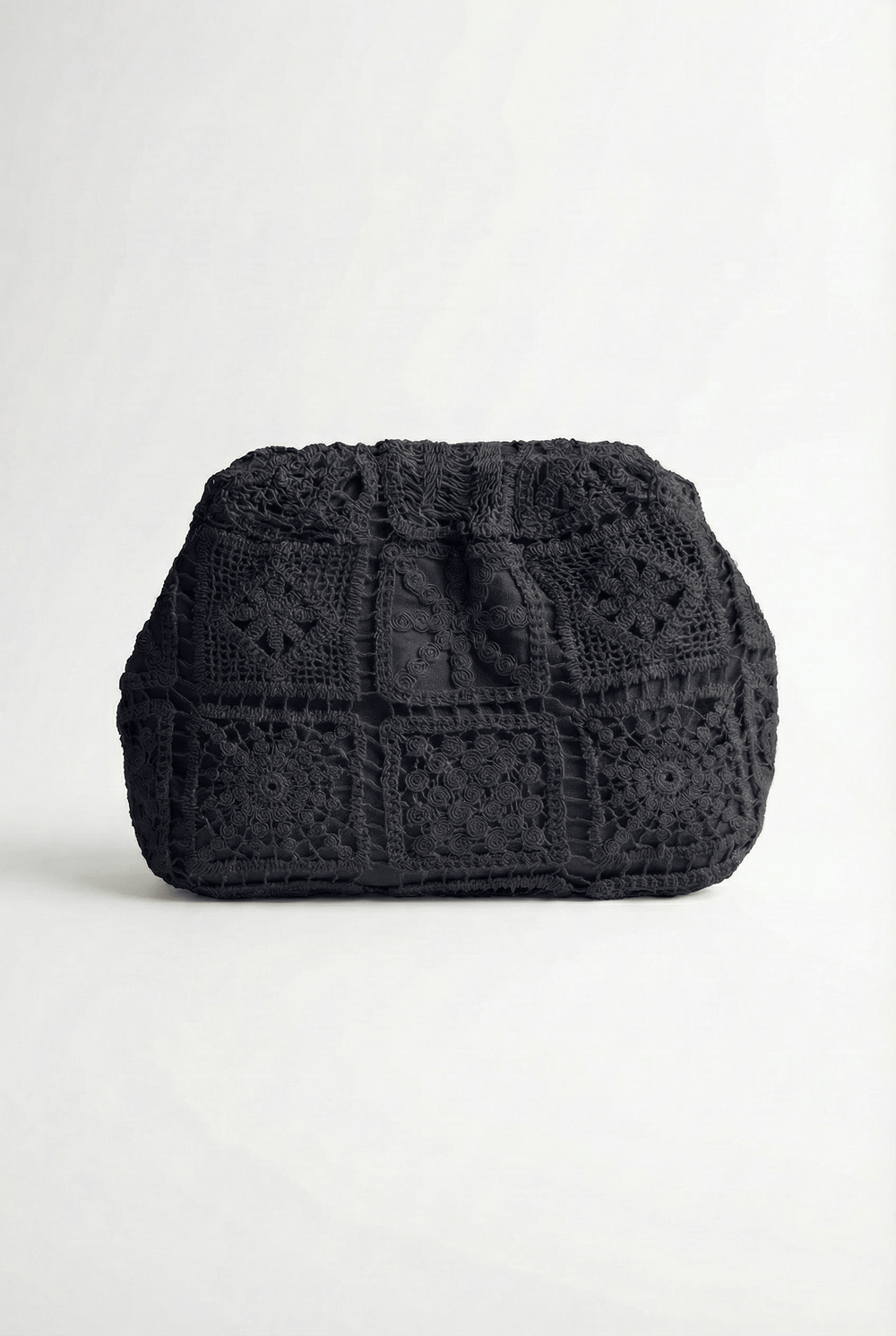 Ophelia™ lace clutch by Emma & Rose Cape Town featuring romantic floral lace design and elegant compact style.