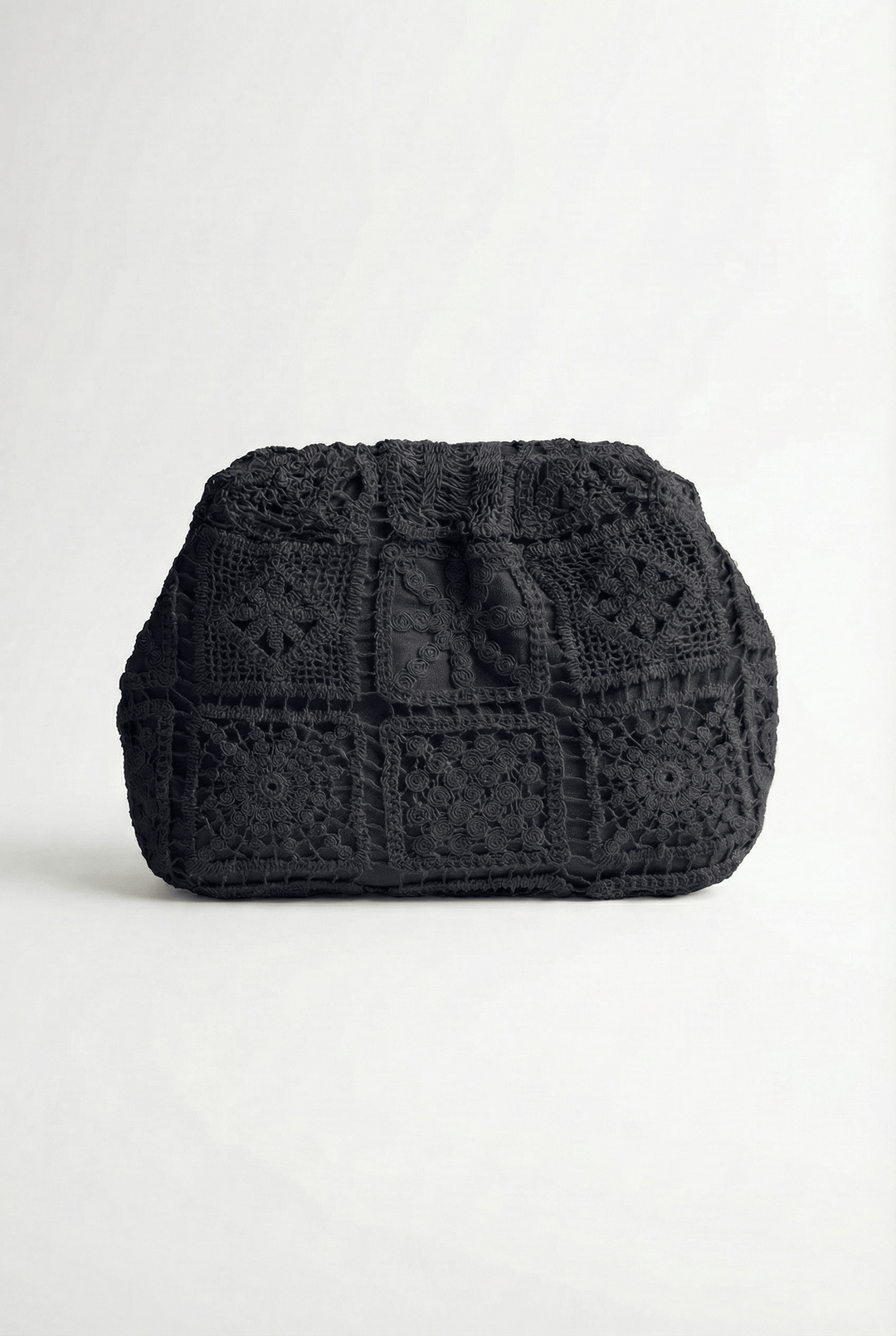 Ophelia™ lace clutch by Emma & Rose Cape Town featuring romantic floral lace design and elegant compact style.