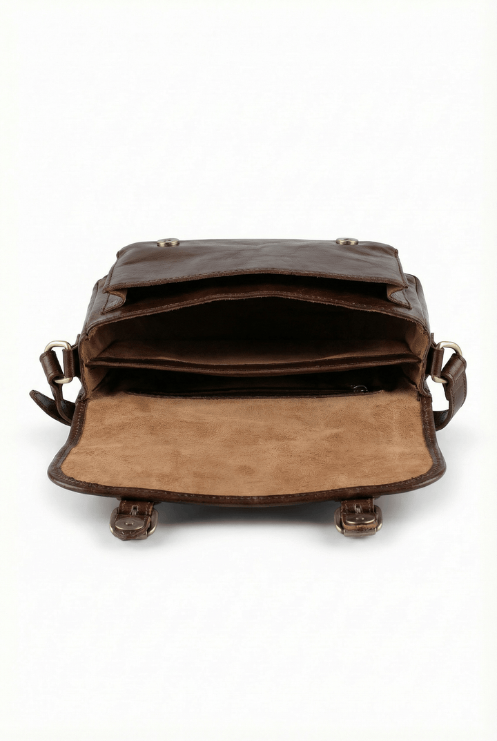 Noa™ Emma & Rose Cape Town classic genuine leather bag with sleek design and sturdy handles.