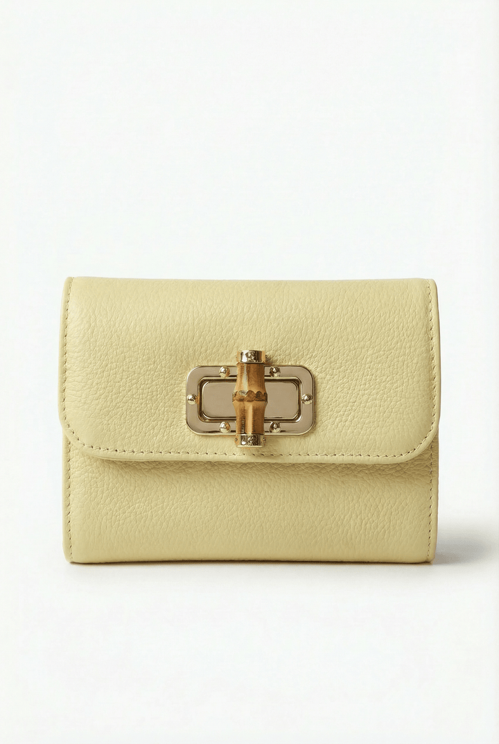 Elegant leather pouch by Emma & Rose Cape Town featuring a sleek closure and stylish design for versatile use.