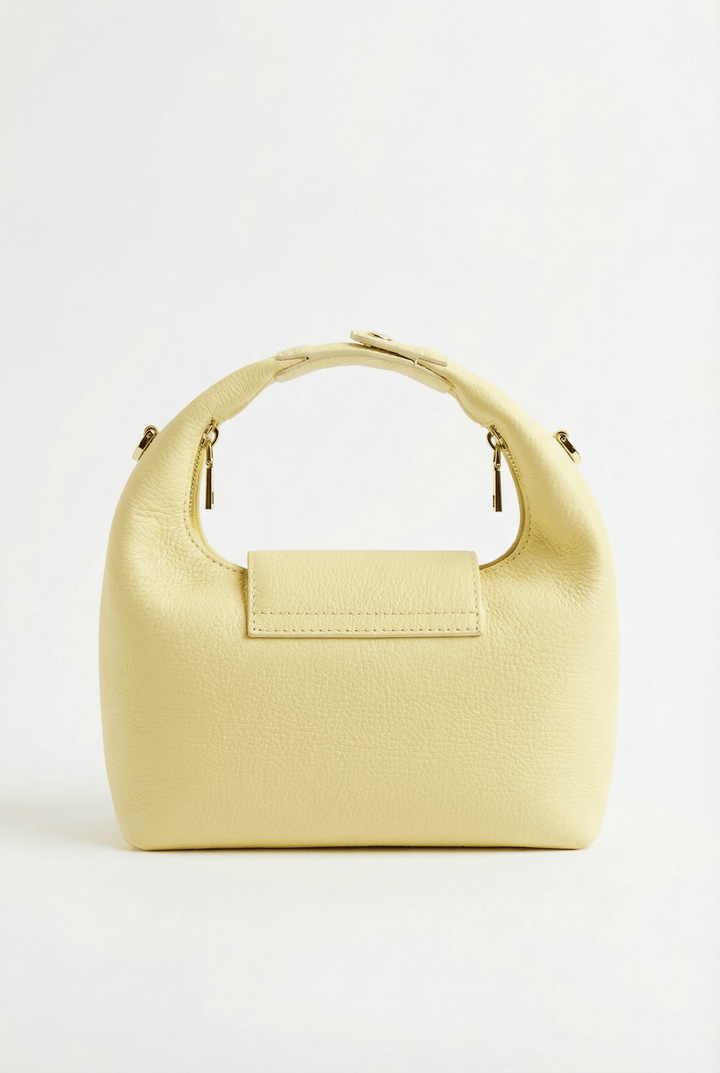 Emma & Rose Cape Town Ilse™ genuine leather handbag with sleek design and detailed stitching, showcasing its elegant craftsmanship.