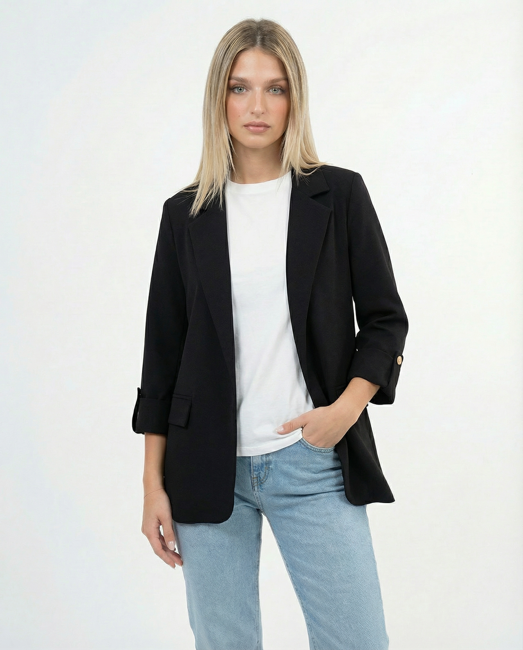 Women's™  |  3/4 Sleeve Blazer Lapels