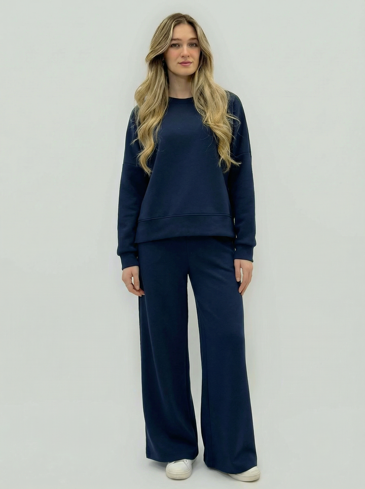 Brigitte™  |  Complete Sweatshirt Wide-leg Trousers