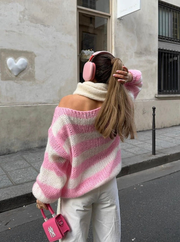 Striped Sweater | Comfortable & Elegant
