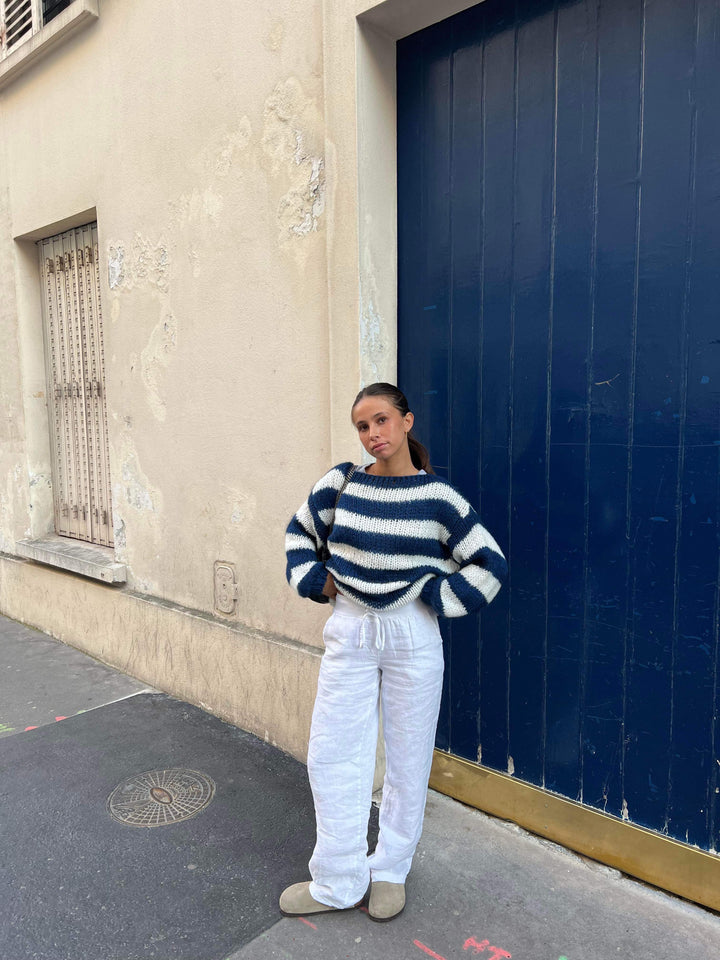 Striped Sweater | Comfortable & Elegant