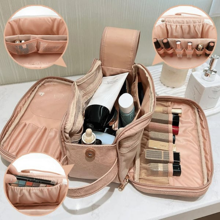 GlamPro™ - Travel Cosmetic Bag with Large Capacity