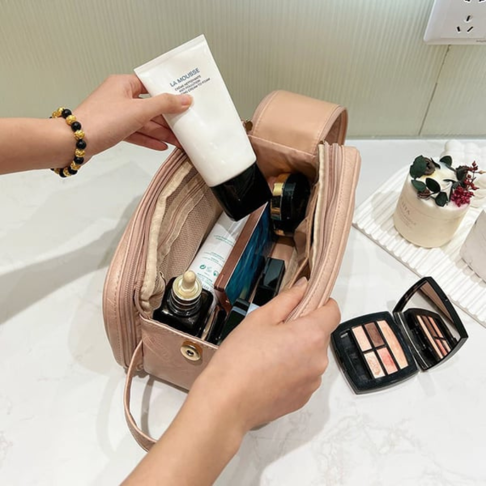 GlamPro™ - Travel Cosmetic Bag with Large Capacity
