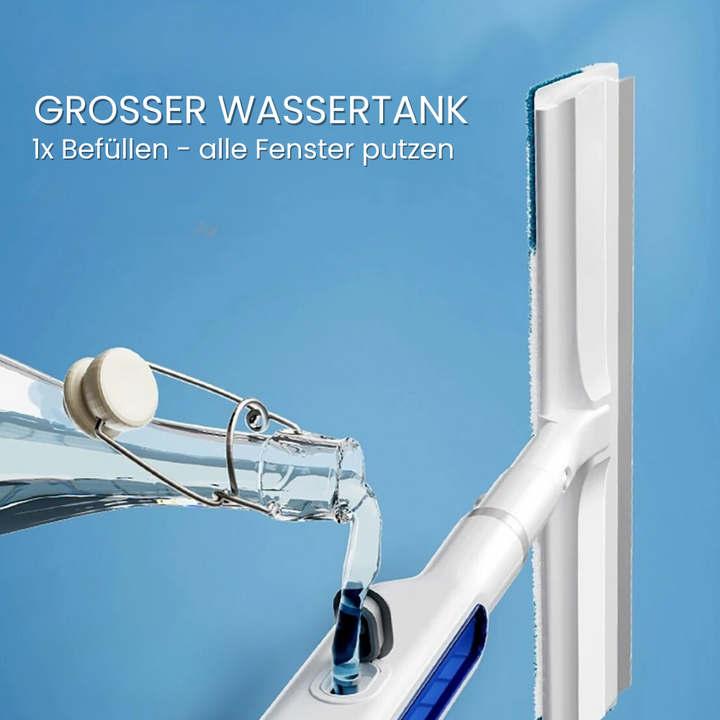 3-in-1 Rotatable Window Cleaner with Telescopic Handle and Spray Function, view 5 - Elena Harper