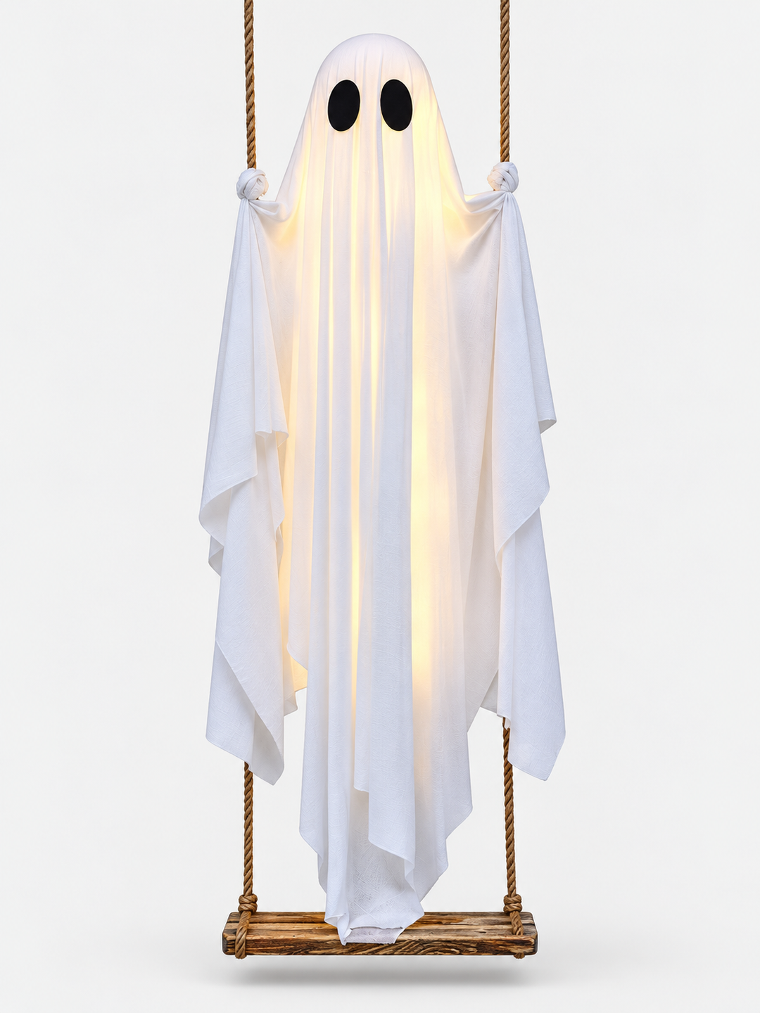 Light-Up Swinging Ghost Halloween Decoration