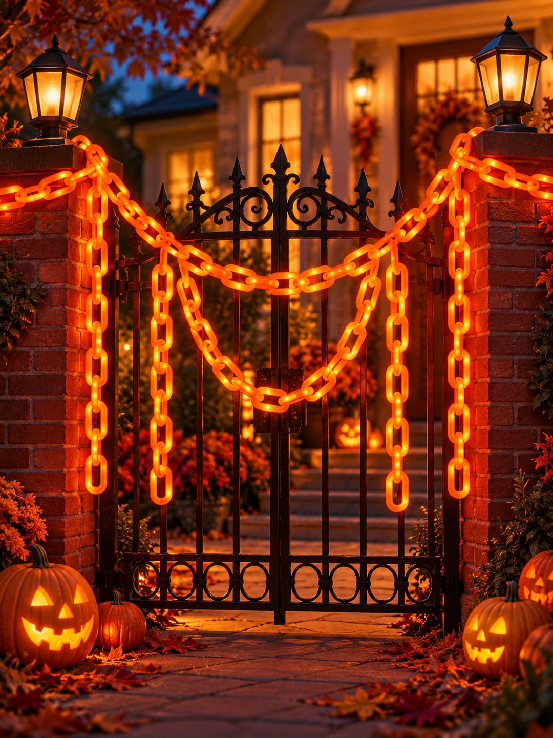 Halloween Chain Lights With 8 Lighting Modes